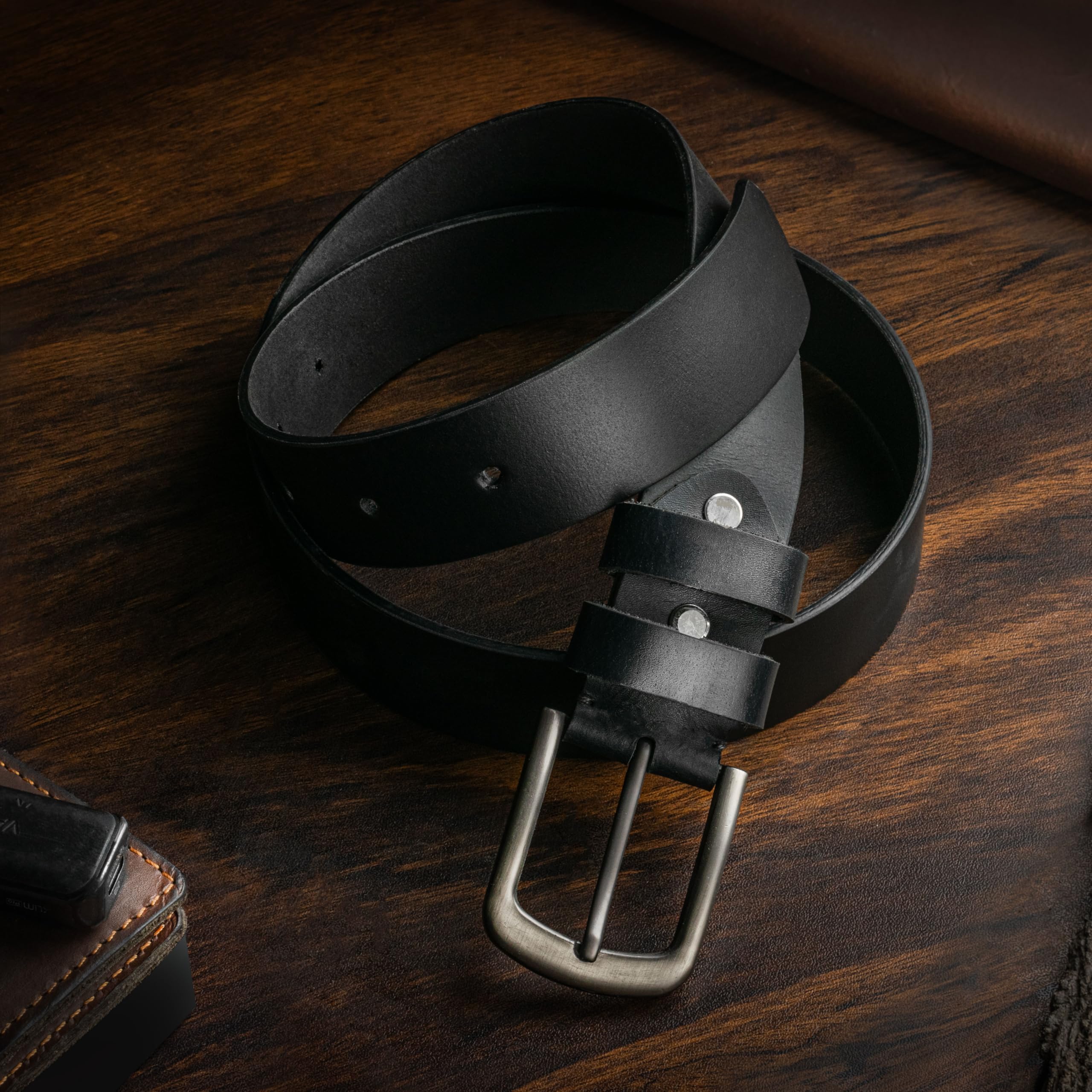 Latocco Inspire Series Black Leather Men’s Belt