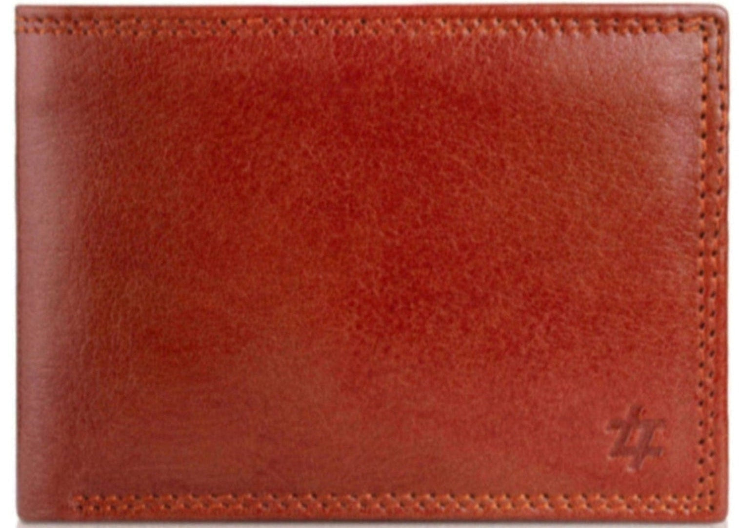 Latocco Aurum Series Cognac Leather Wallet with RFID Protection