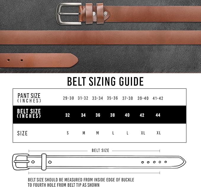 Latocco Inspire Series Brown Leather Men’s Belt