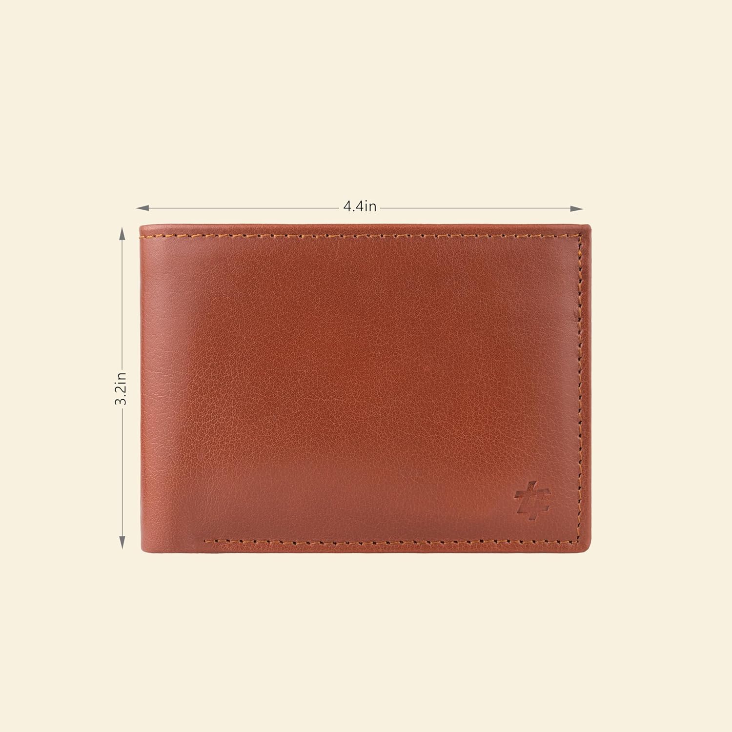 Latocco Inspire Series Brown Leather Wallet with RFID Protection