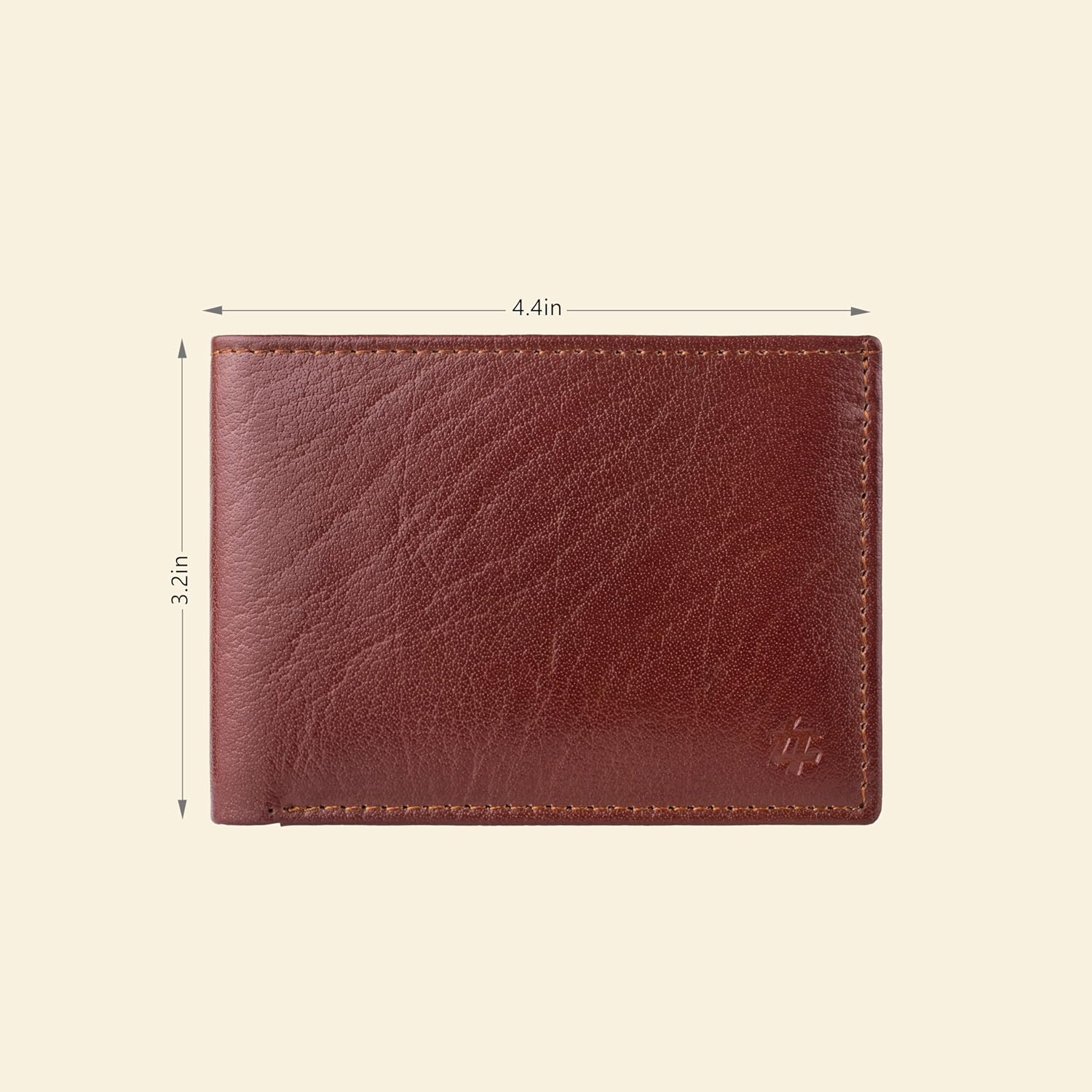 Latocco Inspire Series Maroon Leather Wallet with RFID Protection