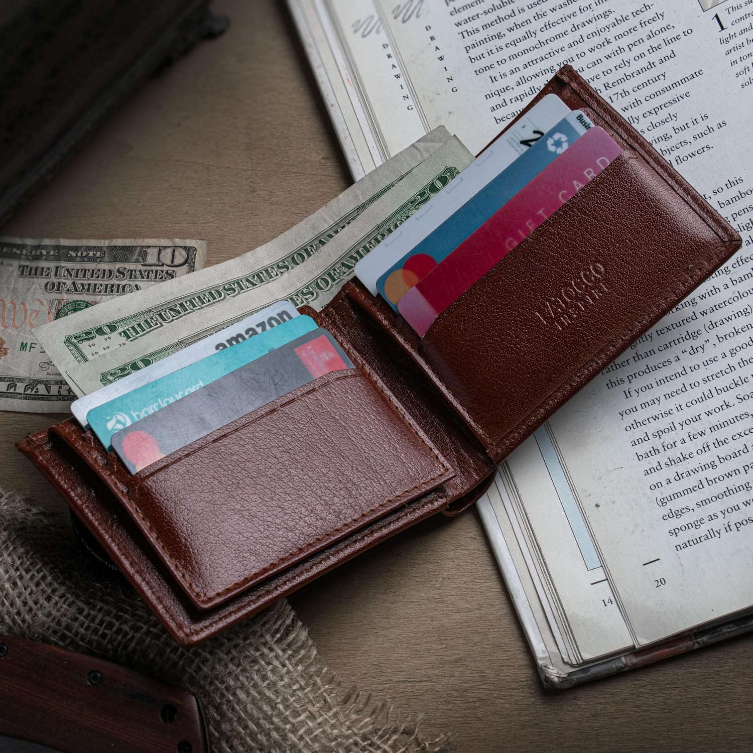 Latocco Inspire Series Maroon Leather Wallet with RFID Protection